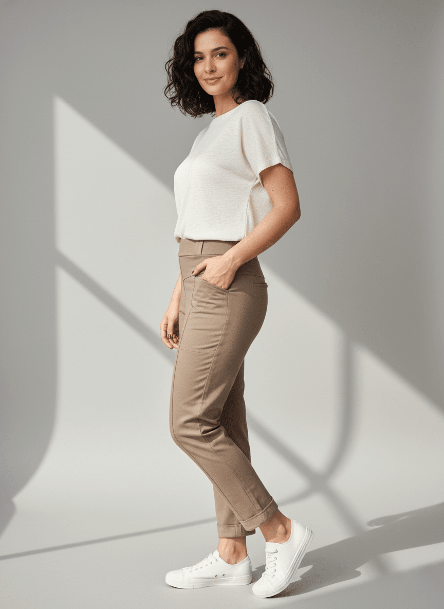 Calça Renata - Moletinho Jeans